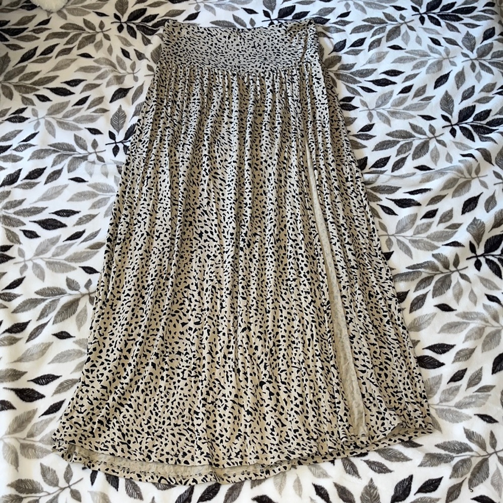 Volcom Cheetah Print maxi skirt